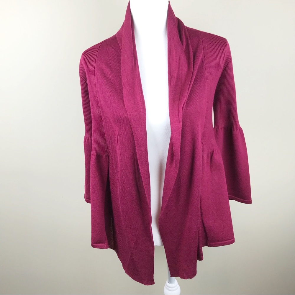 Strand magenta open-front cardigan - NWT